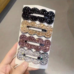 Rhinestone Hair Clip Snap Clip Side Clip Bangs Clip Head Jewelry Hair Accessorie