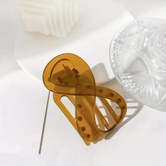 2pcs Large Duck Billed Jelly Hair Claw Clip for Women Girls
