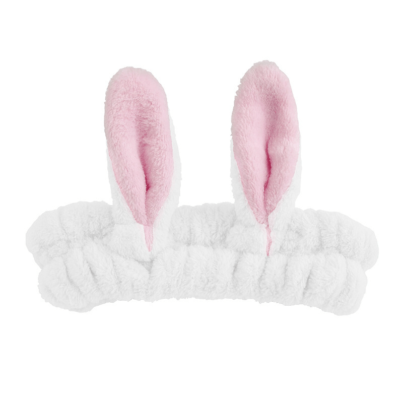 Bunny Ears Spa Headbands Elastic Headbands for Women Girls