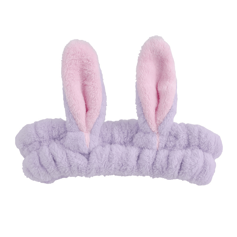 Bunny Ears Spa Headbands Elastic Headbands for Women Girls