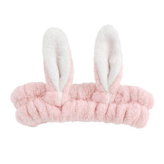 Bunny Ears Spa Headbands Elastic Headbands for Women Girls