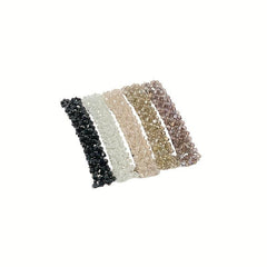 4pcs Rhinestone Decor Hair Clip Barrette Headwear