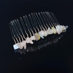 1oc Natural Stone Hair Comb Insert Comb Boho Style Hair Comb