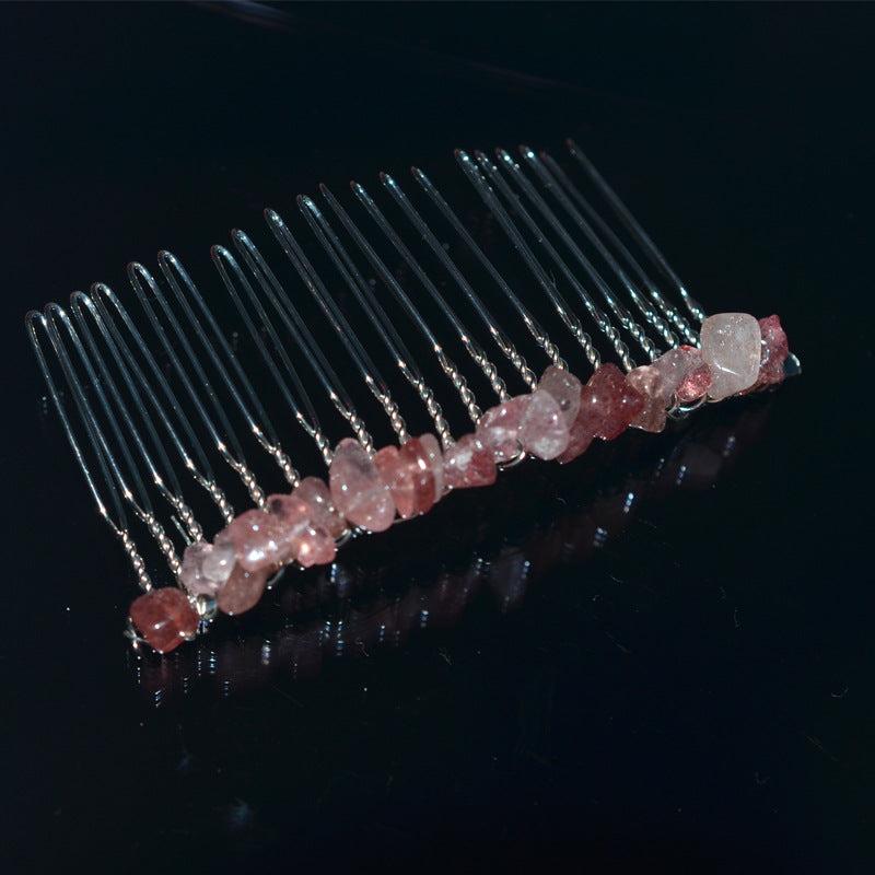 1oc Natural Stone Hair Comb Insert Comb Boho Style Hair Comb