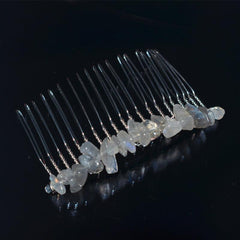 1oc Natural Stone Hair Comb Insert Comb Boho Style Hair Comb