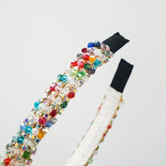 Colorful Beaded Headband Girls Hair Band Headdress