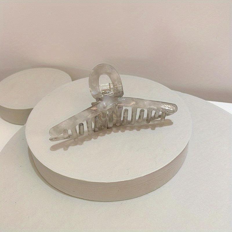 Leopard Print Acetate Hair Claw for Daily Headwear