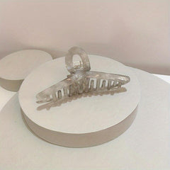 Leopard Print Acetate Hair Claw for Daily Headwear