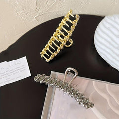 Rhinestone Hair Claw Glitter Nonslip Ponytail Holder Hair Clip