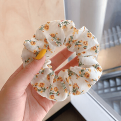 Sweet Scrunchies Hair Tie Plaid Floral Elastic Ponytail Holder