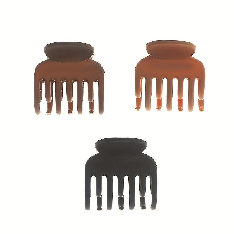 Matte Hair Claw Clip Solid Hair Claw Ponytail Holder