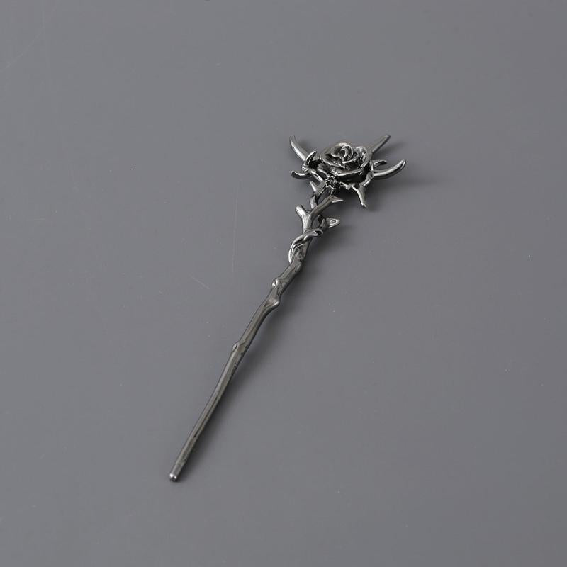 Irregular Hair Stick Long Hair Pin Ponytail Bun Holder Women Girls Hair Fork