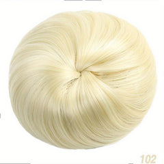 Synthetic Hair Curling Bun Elastic Band Extension