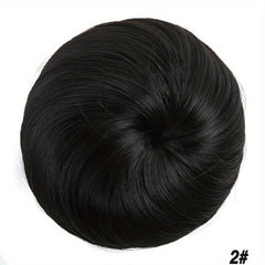 Synthetic Hair Curling Bun Elastic Band Extension