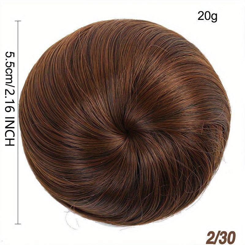 Synthetic Hair Curling Bun Elastic Band Extension