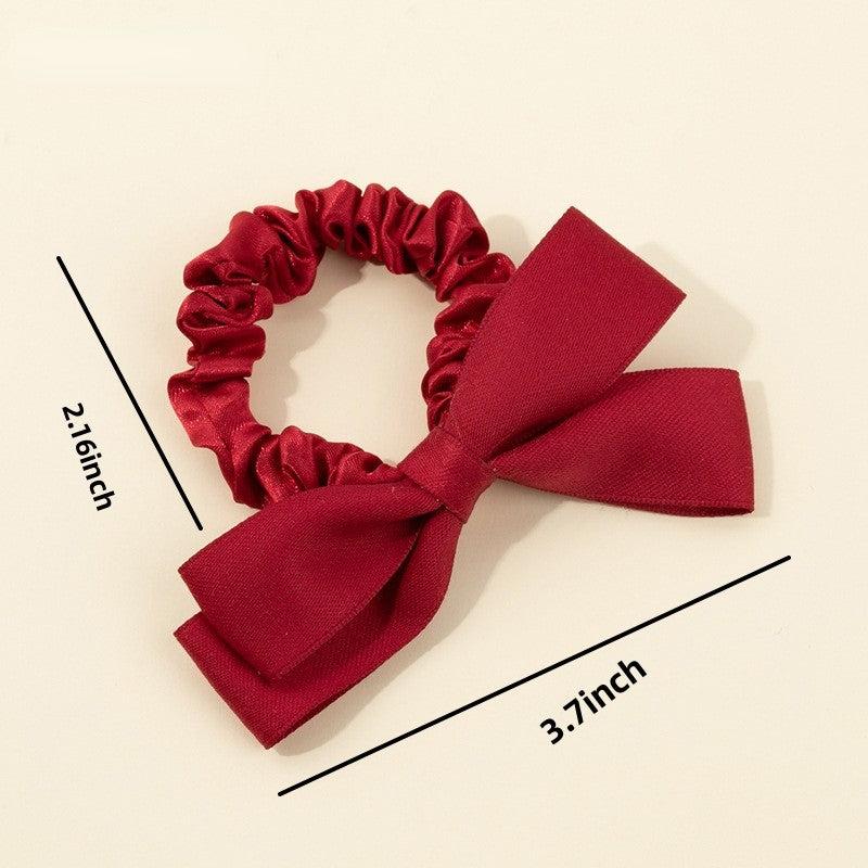 Butterfly Knot Hair Tie Double Ponytail Holder Headwear