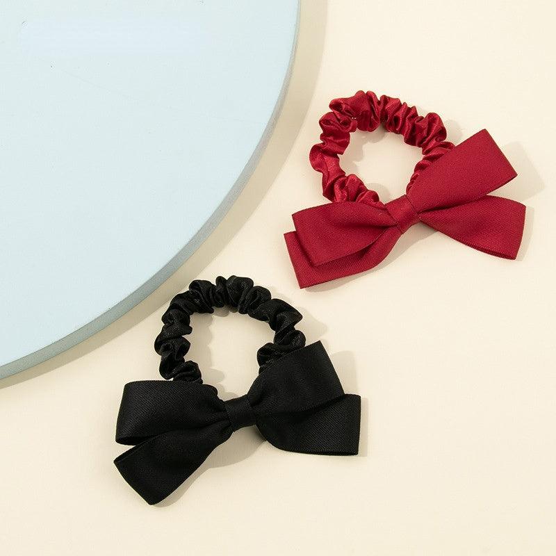 Butterfly Knot Hair Tie Double Ponytail Holder Headwear
