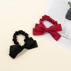 Butterfly Knot Hair Tie Double Ponytail Holder Headwear