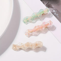 Wave Shape Plastic Hair Clip Duck Billed Clip Hair Accessories For Women