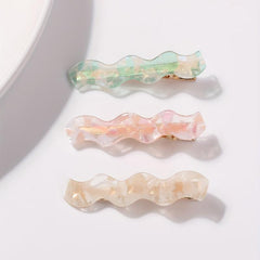 Wave Shape Plastic Hair Clip Duck Billed Clip Hair Accessories For Women