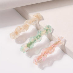 Wave Shape Plastic Hair Clip Duck Billed Clip Hair Accessories For Women