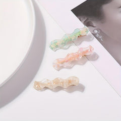 Wave Shape Plastic Hair Clip Duck Billed Clip Hair Accessories For Women
