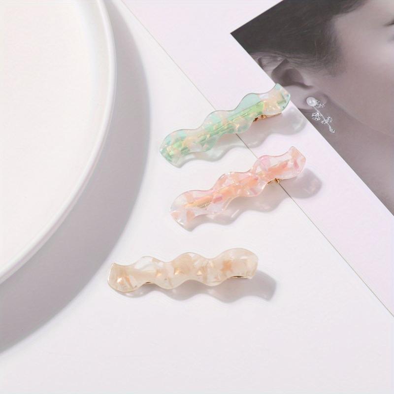 Wave Shape Plastic Hair Clip Duck Billed Clip Hair Accessories For Women