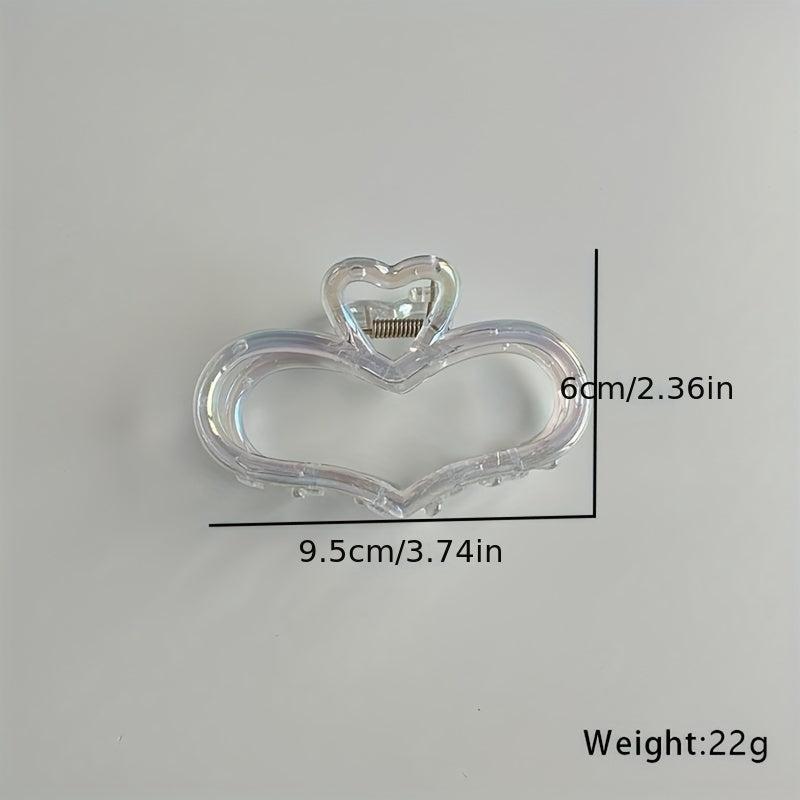 Geometric Hair Claw Clips Bowknot Heart Shaped Hair Pins