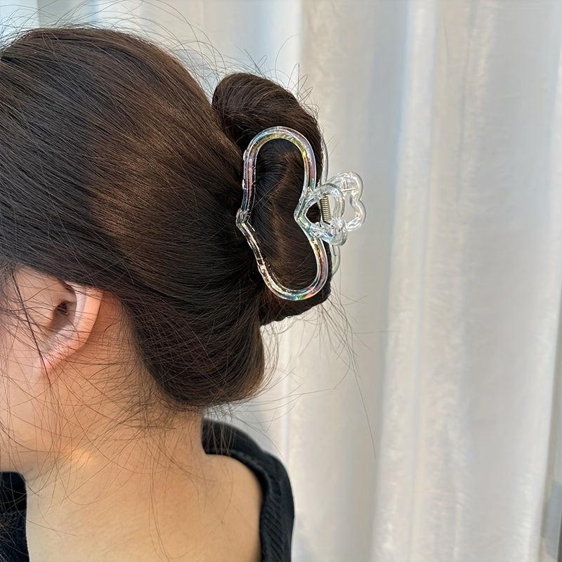Geometric Hair Claw Clips Bowknot Heart Shaped Hair Pins