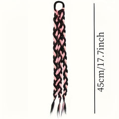 Y2K Boxing Braid Wig Sweet Twist Braid Double Ponytail