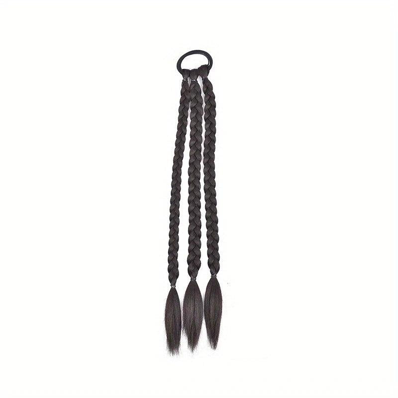 Y2K Boxing Braid Wig Sweet Twist Braid Double Ponytail