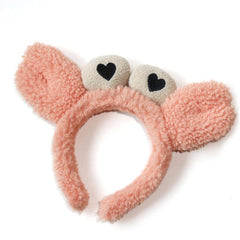 Red Crab Claw Headband Head Hoop For Bath Skin Care Makeup