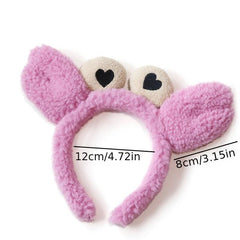 Red Crab Claw Headband Head Hoop For Bath Skin Care Makeup