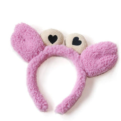 Red Crab Claw Headband Head Hoop For Bath Skin Care Makeup