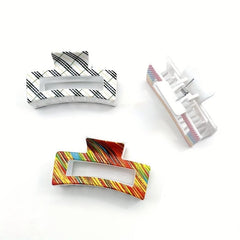 Large Square Hollow Hair Claw Vintage Hair Accessories