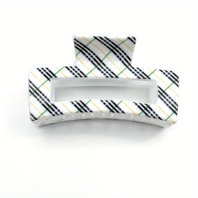 Large Square Hollow Hair Claw Vintage Hair Accessories