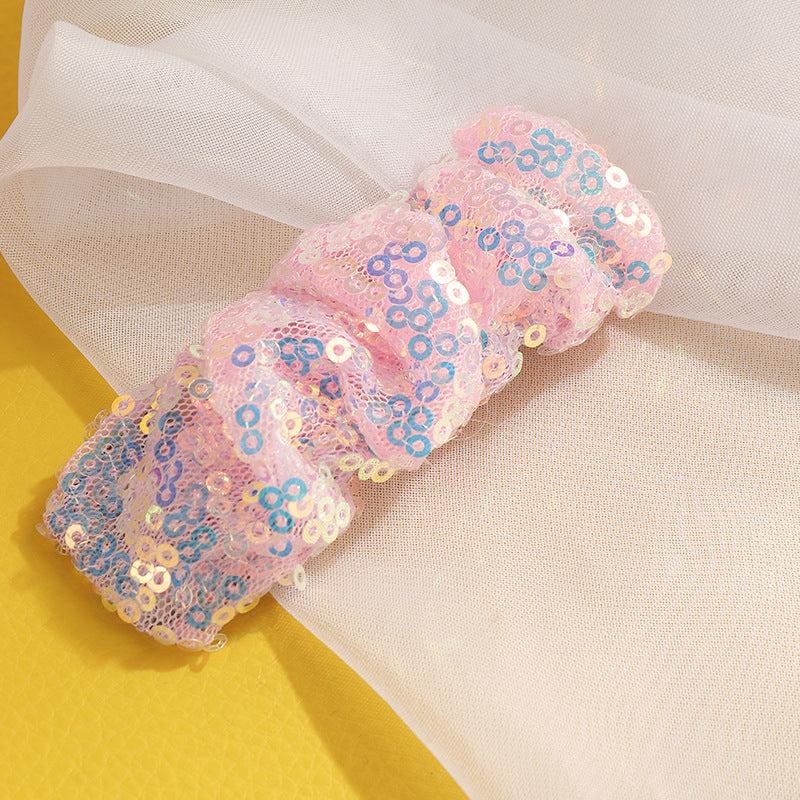 Sequin Decor Hair Clip Shining Mesh Snap Clip Headwear