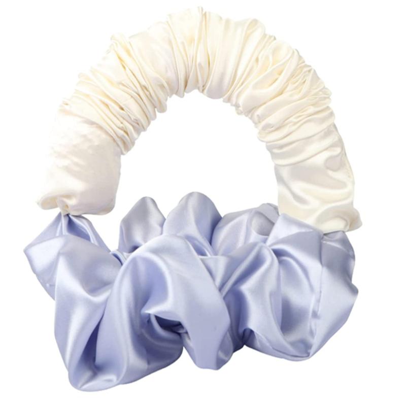 Silk Pleated Hair Tie Ponytail Holder Hair Accessory