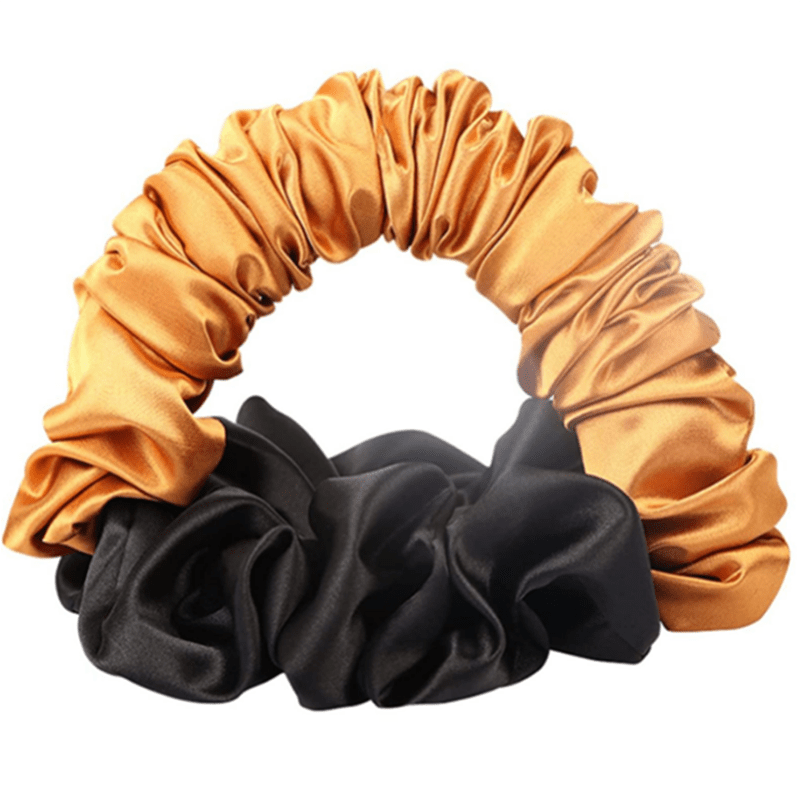 Silk Pleated Hair Tie Ponytail Holder Hair Accessory