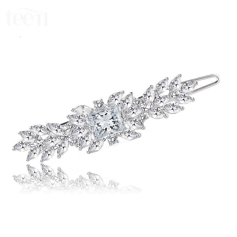 Zircon Hair Clip Side Clip Bangs Clip Head Jewelry Hair Accessories