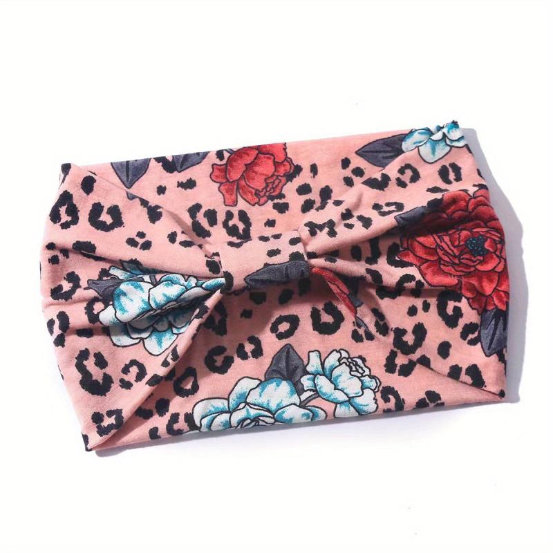 Boho Headband Non Slip Hair Band Stretchy Turban Head Wraps For Women Girls