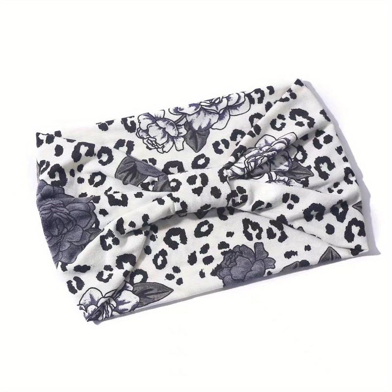 Boho Headband Non Slip Hair Band Stretchy Turban Head Wraps For Women Girls