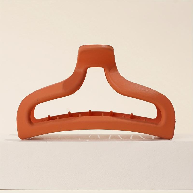 Matte Hair Claw Style Shark Claw Solid Large Hair Clip Ponytail Holder