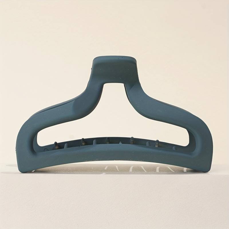 Matte Hair Claw Style Shark Claw Solid Large Hair Clip Ponytail Holder