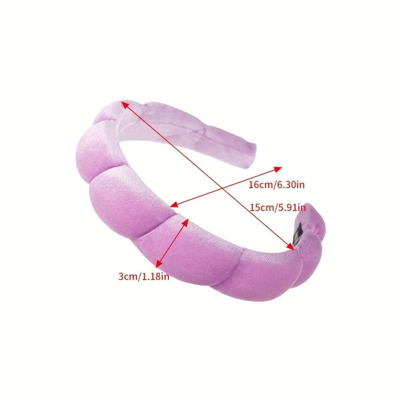 Soft Sponge Hair Band Solid Hair Accessories For Women