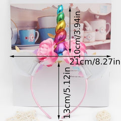 Unicorn Headband Kids Birthday Party Hair Accessory