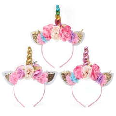 Unicorn Headband Kids Birthday Party Hair Accessory