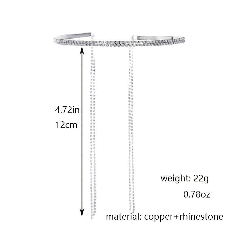 Copper Rhinestone Headband for Bridal Wedding Hair