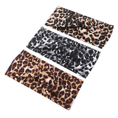 3pcs Leopard Pattern Headband Wide Headband For Women Girls