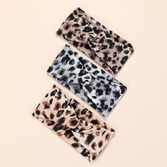 3pcs Leopard Pattern Headband Wide Headband For Women Girls